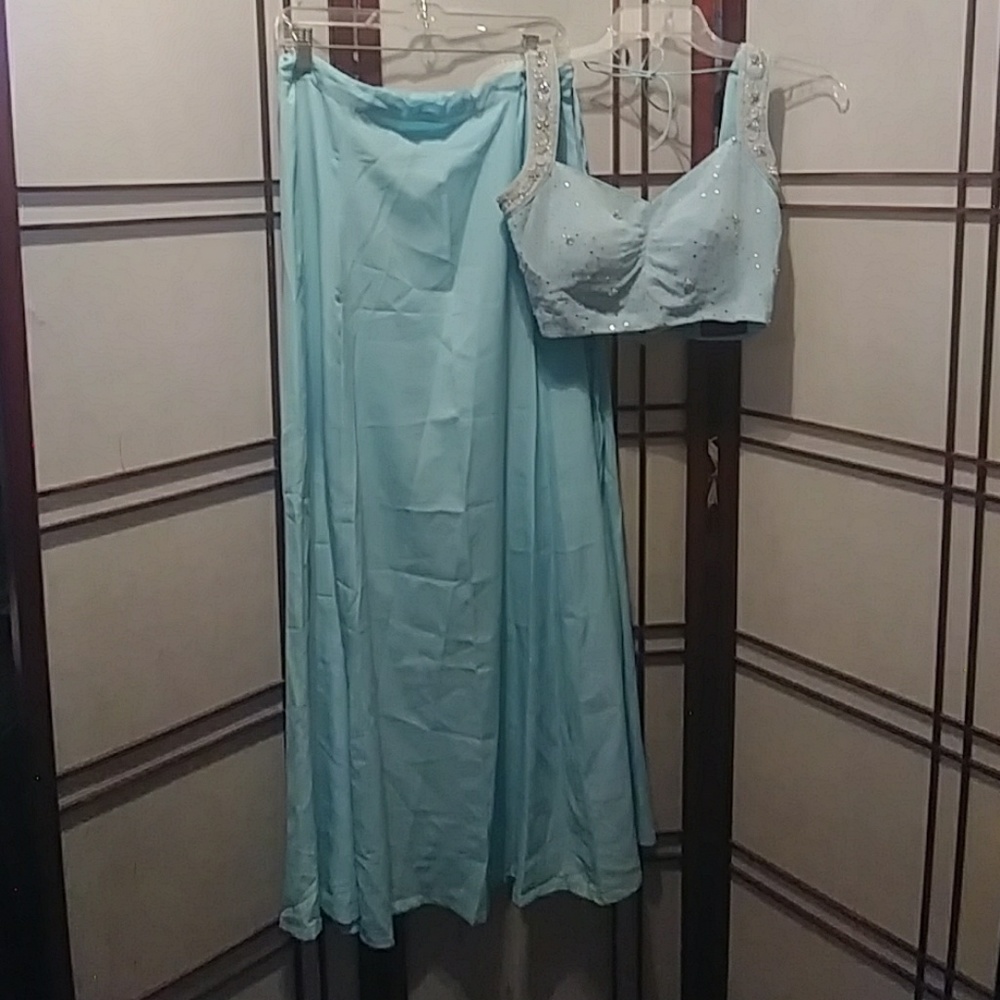 Neeta Lulla sare 2 piece gown dress Small